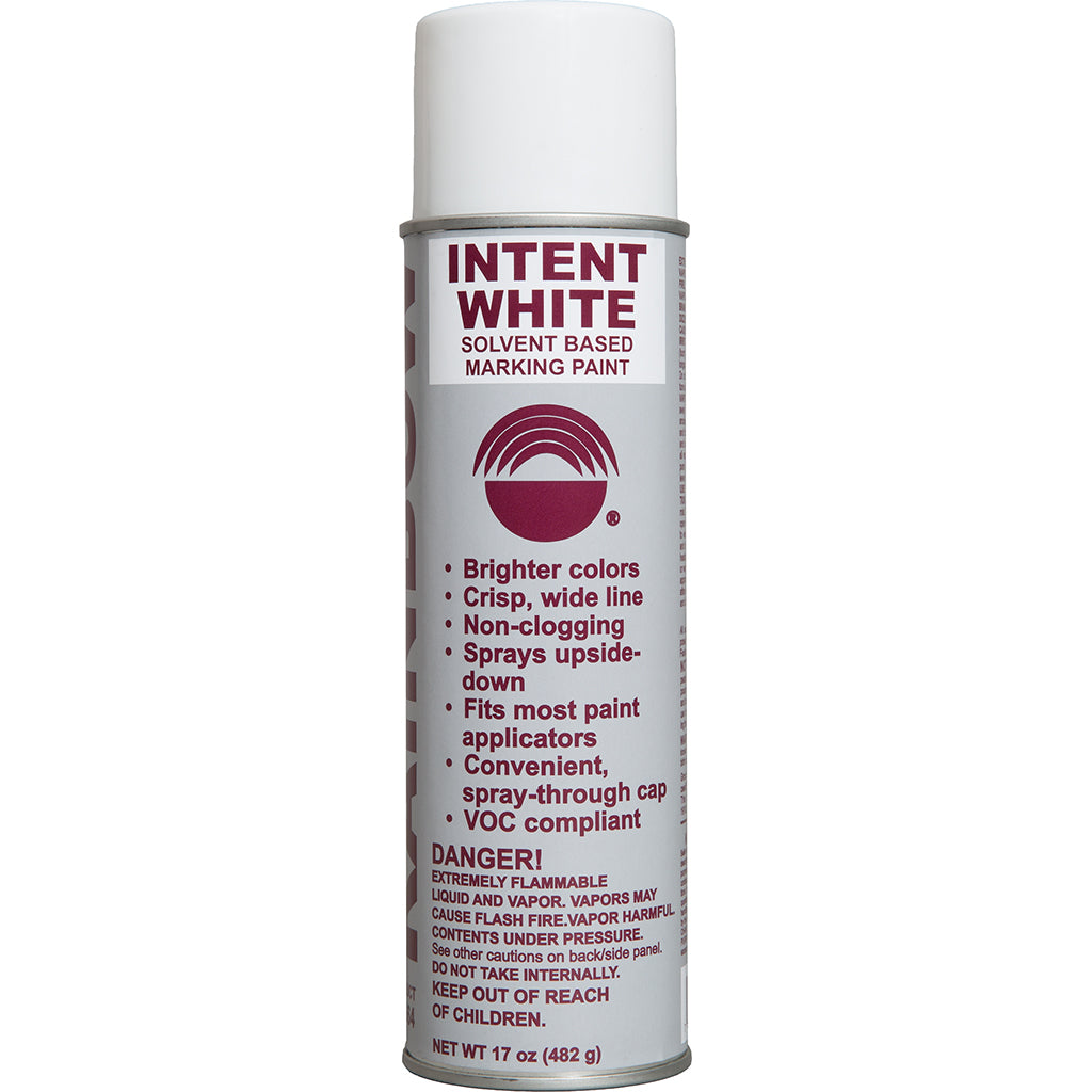 Solvent-Based Inverted-Tip Marking Paint Intent White