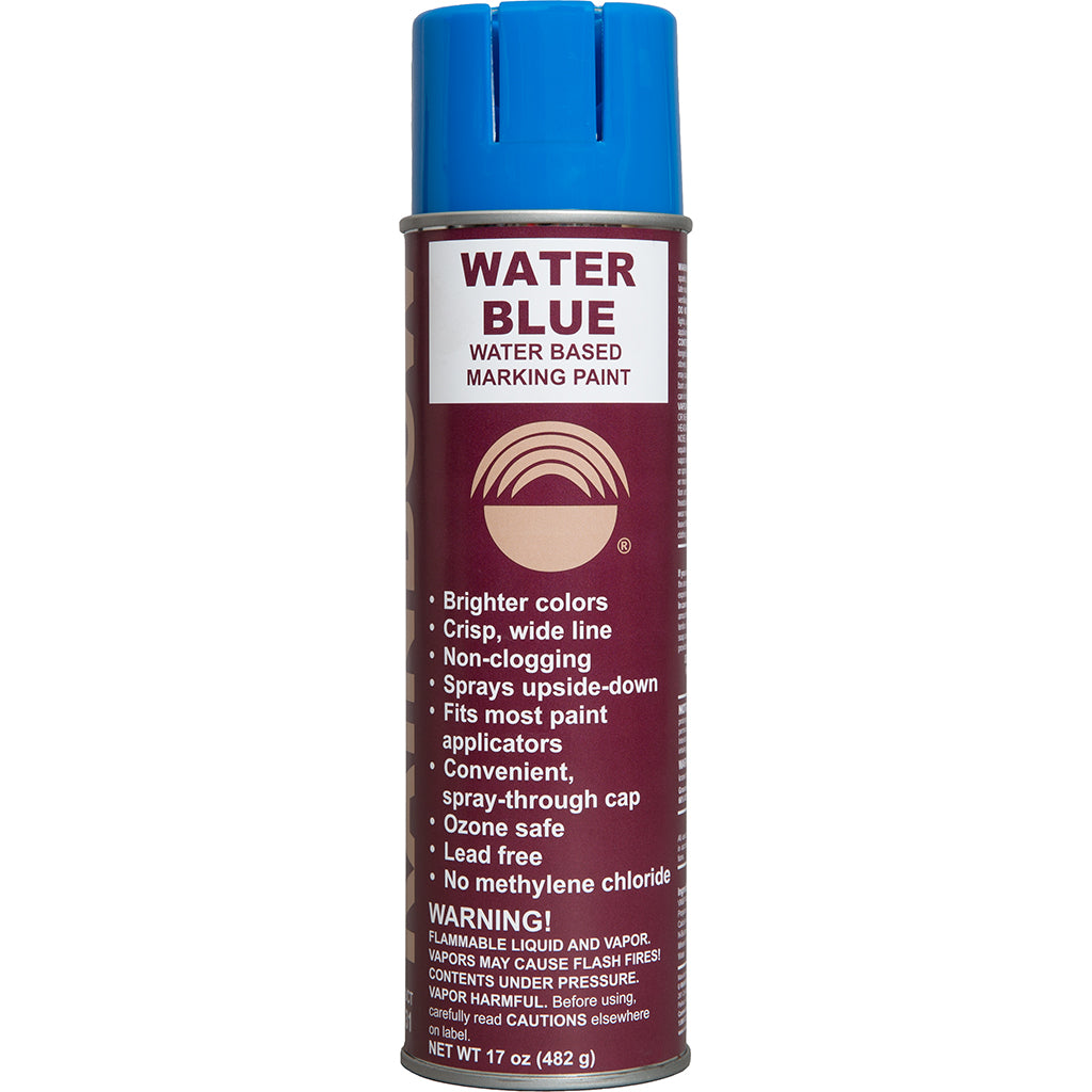 Water-Based Inverted-Tip Marking Paint Water Blue