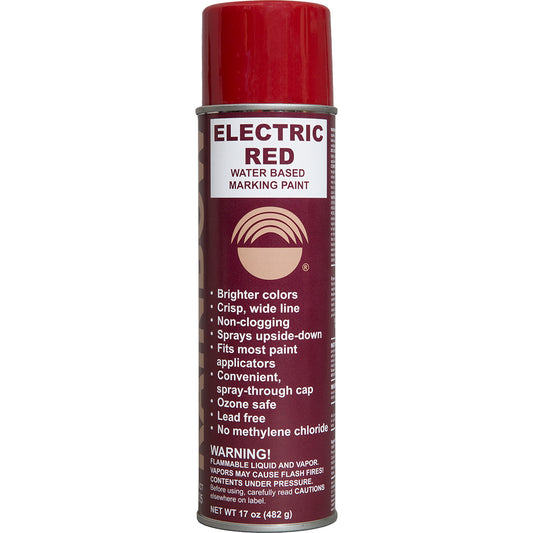 Water-Based Inverted-Tip Marking Paint Electric Red