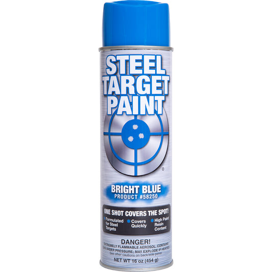 Bright Blue Steel Target Paint