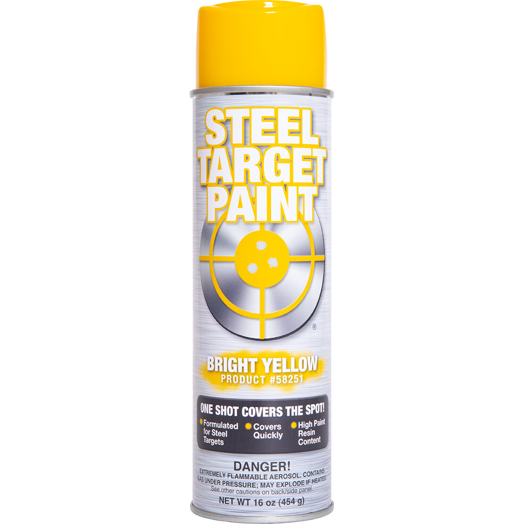 Bright Yellow Steel Target Paint
