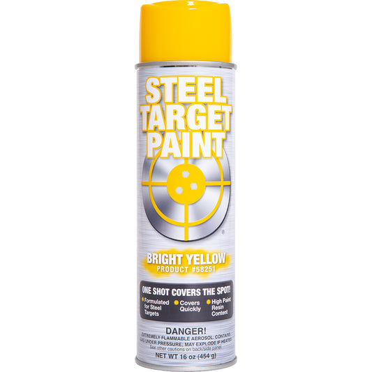 Bright Yellow Steel Target Paint