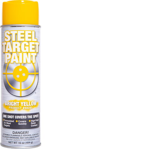 Bright Yellow Steel Target Paint