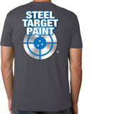 Rangestore.net/Steel Target Paint Logo Gray T-Shirt
